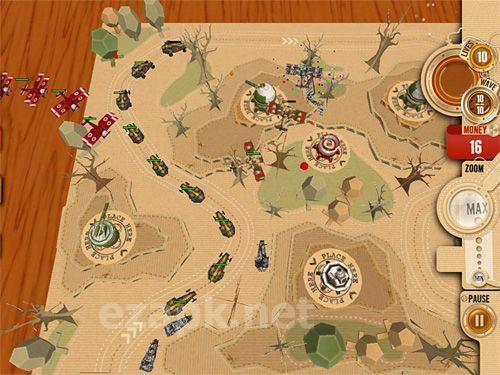 War in a box: Paper tanks