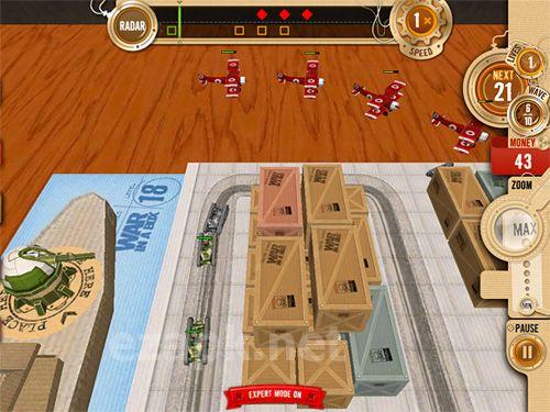 War in a box: Paper tanks