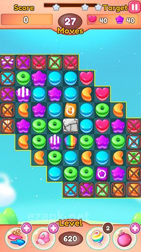 Fruit candy blast match 3: Sweet cookie mania