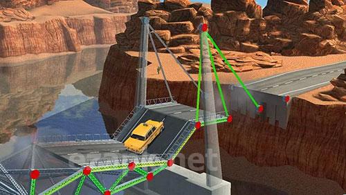Bridge construction simulator