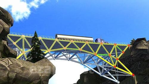 Bridge construction simulator