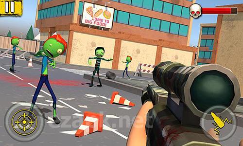 Halloween sniper: Scary zombies