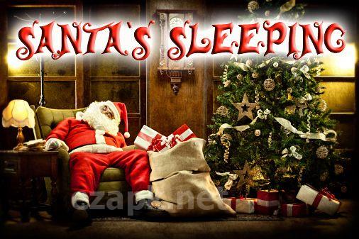 Santa's sleeping