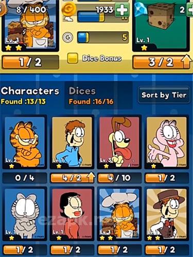 Garfield dice rush