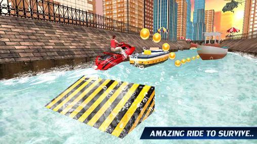 Jet ski driver