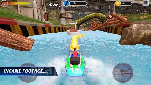Jet ski driver