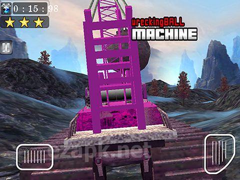 Wrecking ball machine
