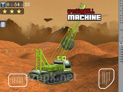Wrecking ball machine