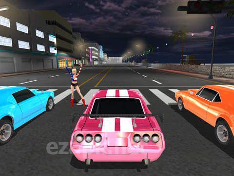 Miami racing: Muscle cars