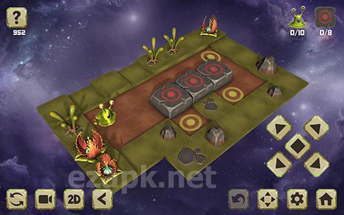 Sokoban galaxies 3D