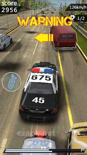 Chasing car speed drifting