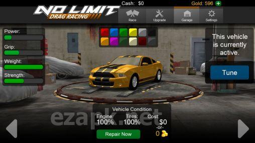 No limit drag racing