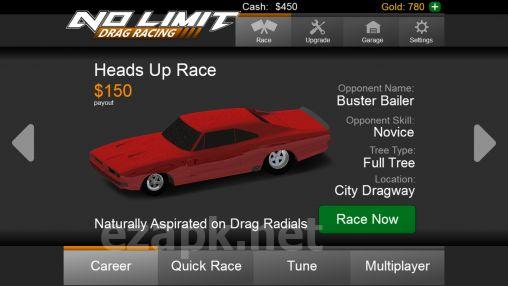 No limit drag racing