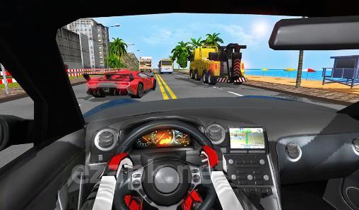 Racing in car turbo