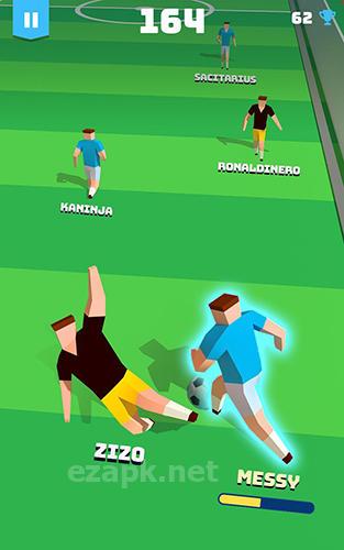 Soccer hero: Endless football run