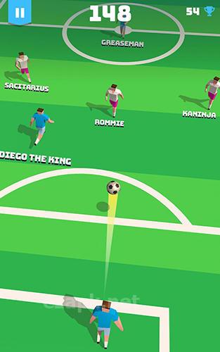 Soccer hero: Endless football run