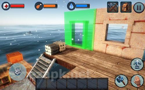 Winter survival on raft 3D