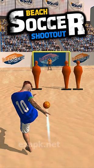 Beach soccer shootout