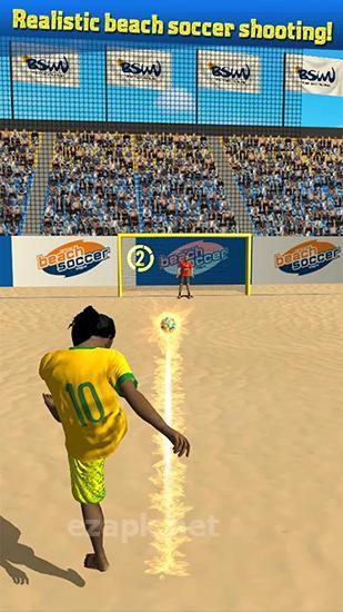 Beach soccer shootout