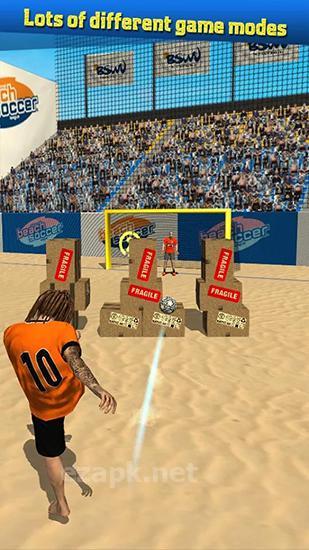 Beach soccer shootout
