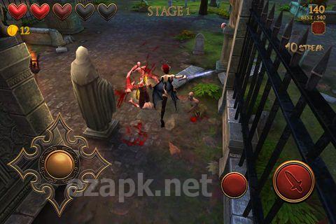 Zombie goddess: Fantasy apocalypse game. Attack Fight Slash Evil Slayer