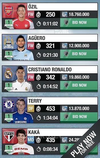 Fantasy manager: Football 2015