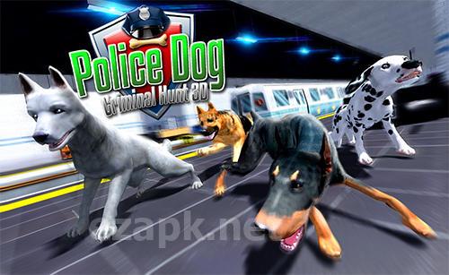Police dog criminal hunt 3D