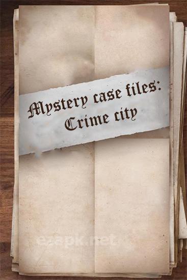Mystery case files: Crime city