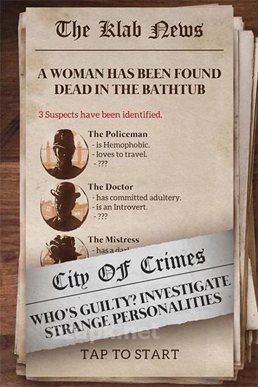 Mystery case files: Crime city