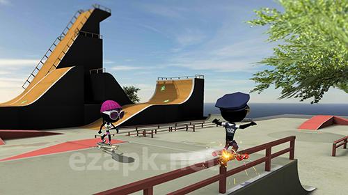 Stickman skate battle