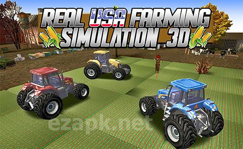 Real USA farming simulation 3D
