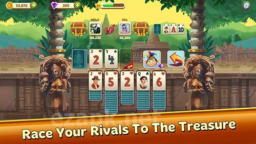 Solitaire treasure hunt