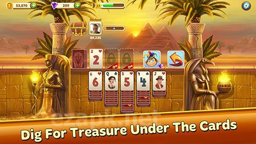 Solitaire treasure hunt