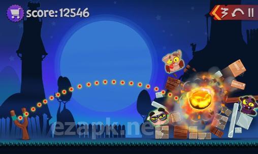 Angry pumpkins: Halloween