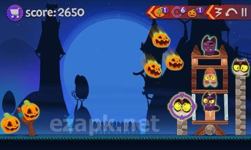 Angry pumpkins: Halloween