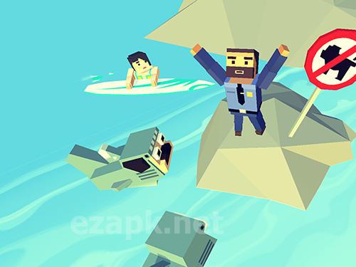 Party pugs: Beach puzzle go!