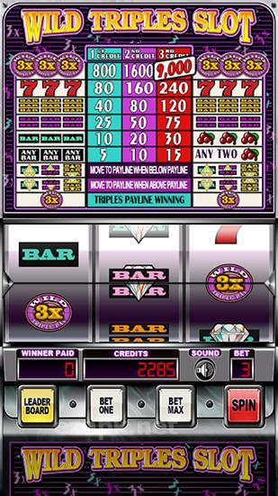 Wild triples slot: Casino