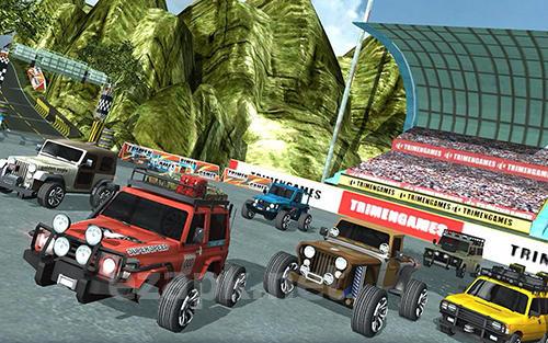 Off road 4x4: Hill jeep driver