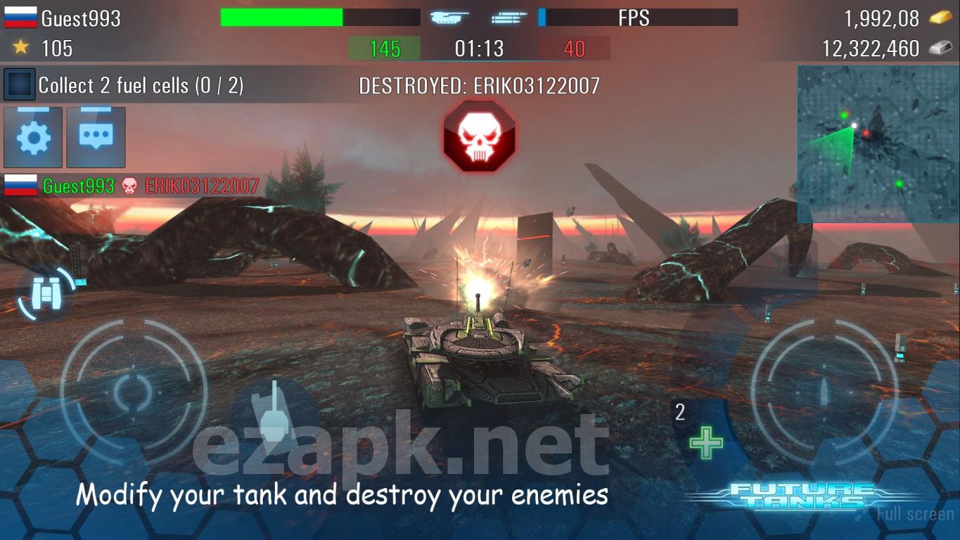 Future Tanks: Action Army Tank Games