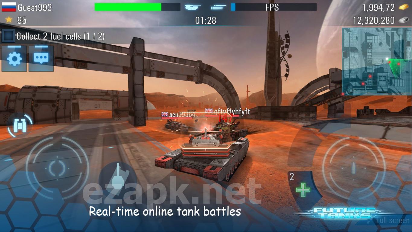 Future Tanks: Action Army Tank Games