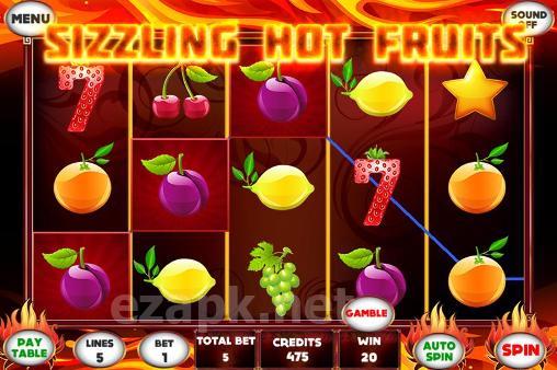Sizzling hot fruits slot