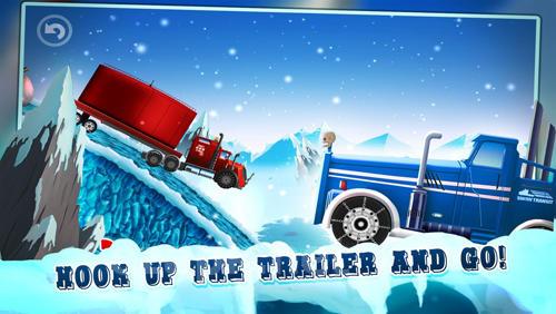 Ice road truck driving race