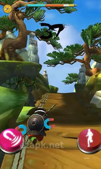 Ninja panda run: Ninja exam