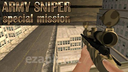 Army sniper: Special mission
