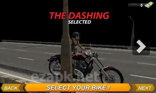 Highway racing: Stunt rider. Rash