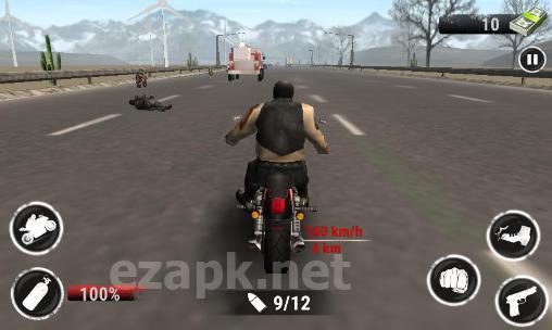 Highway racing: Stunt rider. Rash