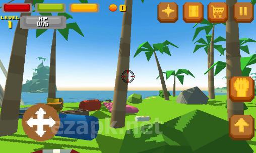 Pixel island survival 3D