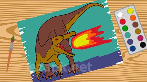 Dino paint