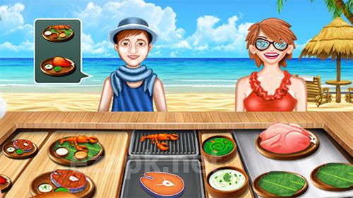Beach restaurant master chef
