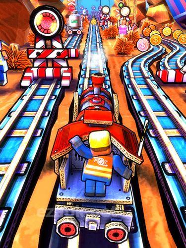 Paper train rush